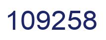 Number 109258 blue image