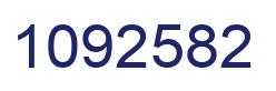 Number 1092582 blue image