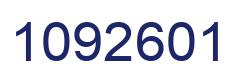 Number 1092601 blue image