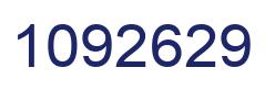 Number 1092629 blue image