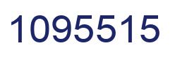 Número 1095515 imagen azul