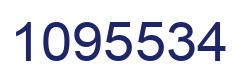 Número 1095534 imagen azul