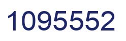 Number 1095552 blue image