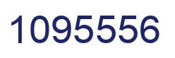 Number 1095556 blue image