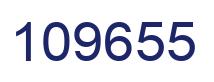 Number 109655 blue image