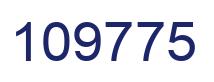 Number 109775 blue image
