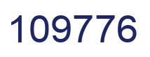 Number 109776 blue image