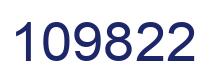 Number 109822 blue image