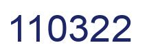 Number 110322 blue image