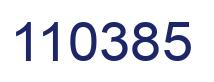 Number 110385 blue image