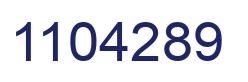 Número 1104289 imagen azul