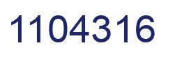 Número 1104316 imagen azul