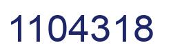 Número 1104318 imagen azul