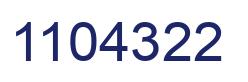 Número 1104322 imagen azul