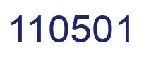 Número 110501 imagen azul