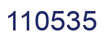 Número 110535 imagen azul