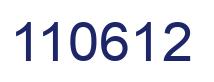Número 110612 imagen azul