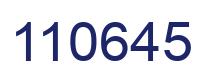 Número 110645 imagen azul
