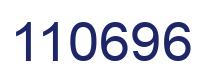 Number 110696 blue image