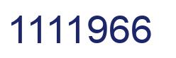 Número 1111966 imagen azul
