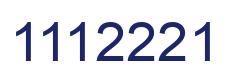 Número 1112221 imagen azul