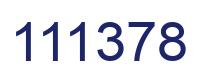 Número 111378 imagen azul
