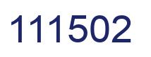 Número 111502 imagen azul