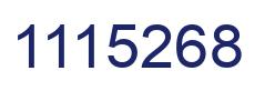 Number 1115268 blue image