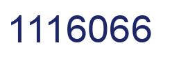 Number 1116066 blue image