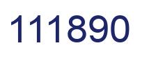 Número 111890 imagen azul