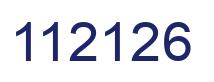 Number 112126 blue image