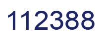 Number 112388 blue image