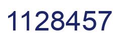 Número 1128457 imagen azul