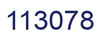 Number 113078 blue image