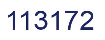 Number 113172 blue image