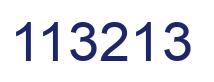 Número 113213 imagen azul