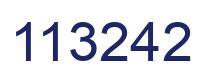 Número 113242 imagen azul