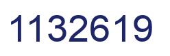 Number 1132619 blue image