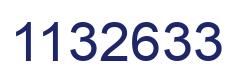 Number 1132633 blue image