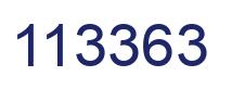 Number 113363 blue image