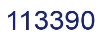 Number 113390 blue image