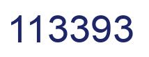 Number 113393 blue image