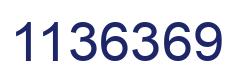 Number 1136369 blue image