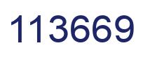 Number 113669 blue image