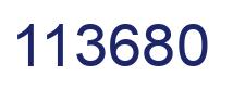 Number 113680 blue image