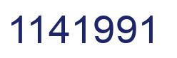 Number 1141991 blue image