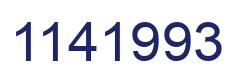 Number 1141993 blue image