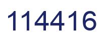 Número 114416 imagen azul
