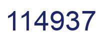 Número 114937 imagen azul