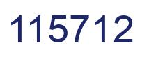 Número 115712 imagen azul